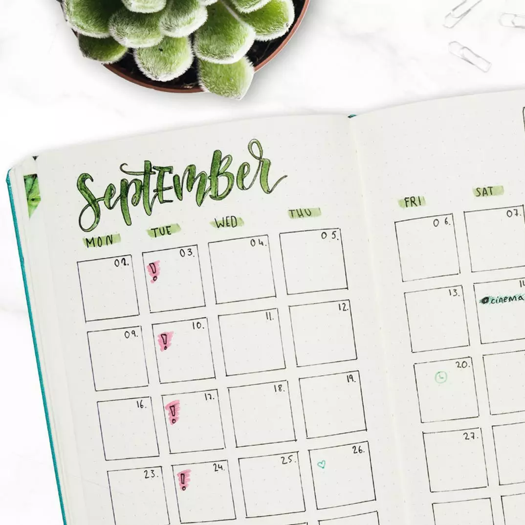 Bullet journal tipi günlük